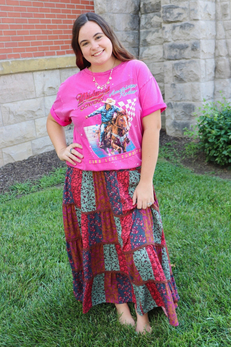 Midwest Cowboy Oversized Tee TOPS HRTandLOVE 