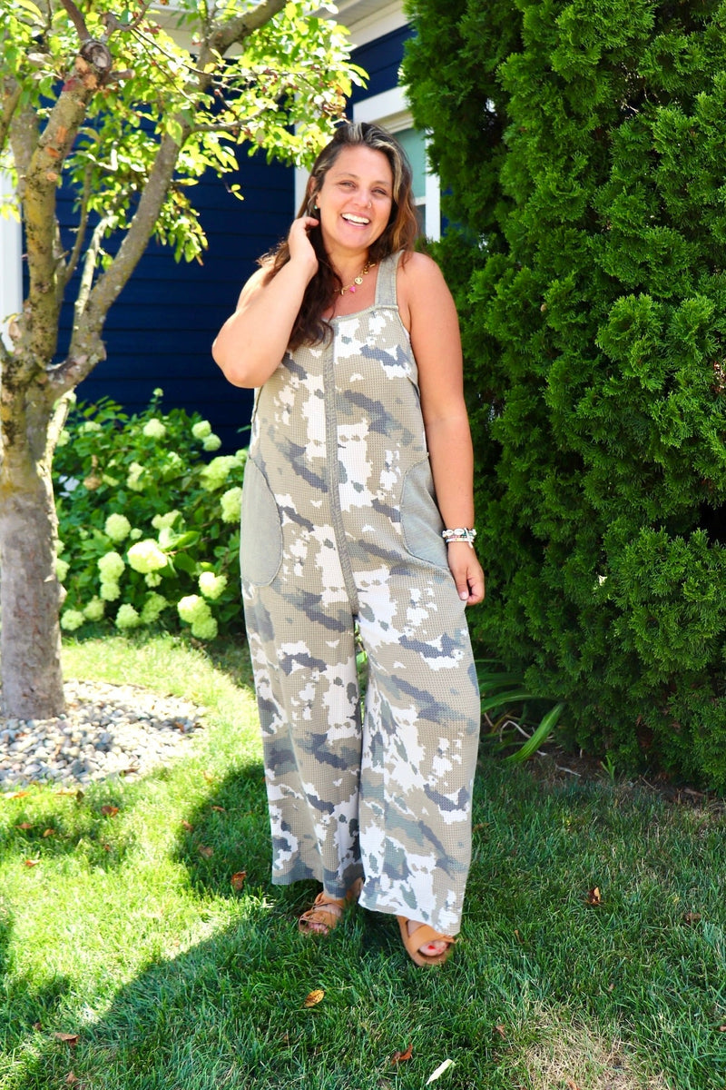 Camo Thermal Jumpsuit JUMPSUIT Easel 