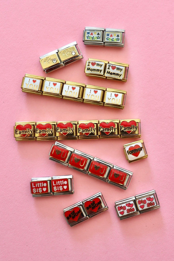 Italian Charms | FAMILY LOVE ITALIAN CHARM BAR LAMOON 