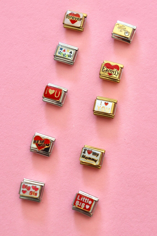 Italian Charms | FAMILY LOVE ITALIAN CHARM BAR LAMOON 