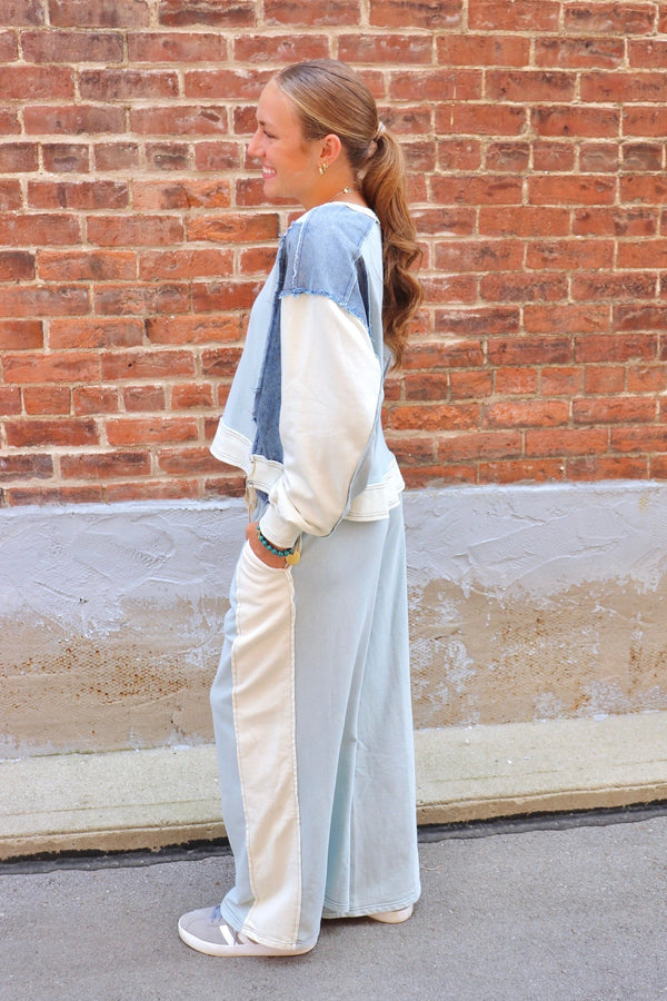 Wren Cozy Denim Pants PANTS EESOME 