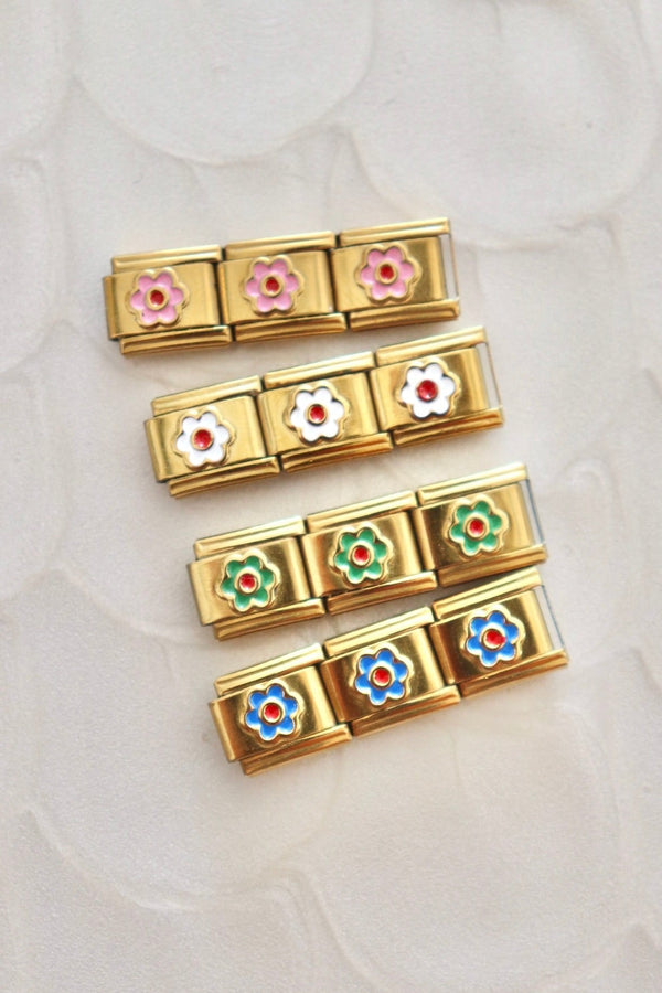 Italian Charms | FLORAL ITALIAN CHARM BAR LAMOON 