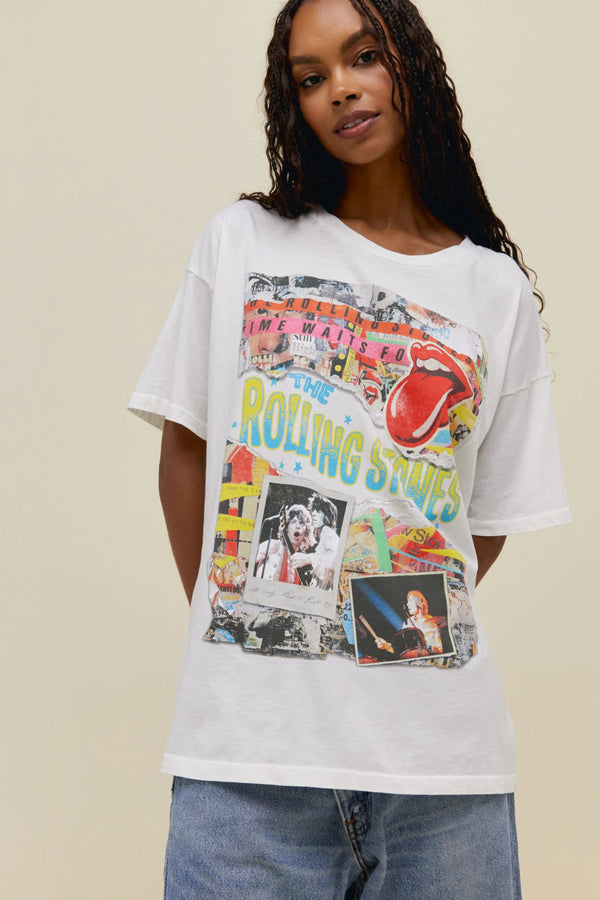 DAYDREAMER | Rolling Stones "Time Waits for No One" Merch Tee Wild Bohemian 