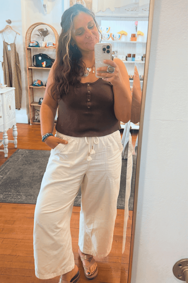Free People Easy Peasy Pull On Pants in Irie PANTS Free People 