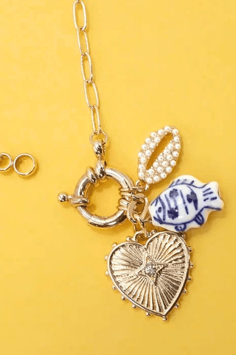 Off the Coast Charm Necklace NECKLACES Josslyn 