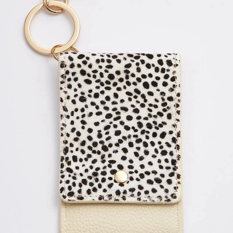 Animal Print Card Holder Keychain BAGS FREM 