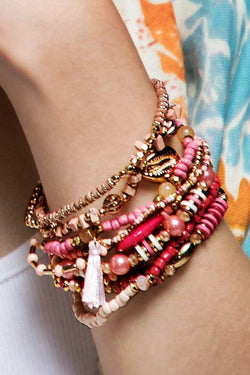 Mya Bracelet Stacks - 3 Styles Wild Bohemian PINK 