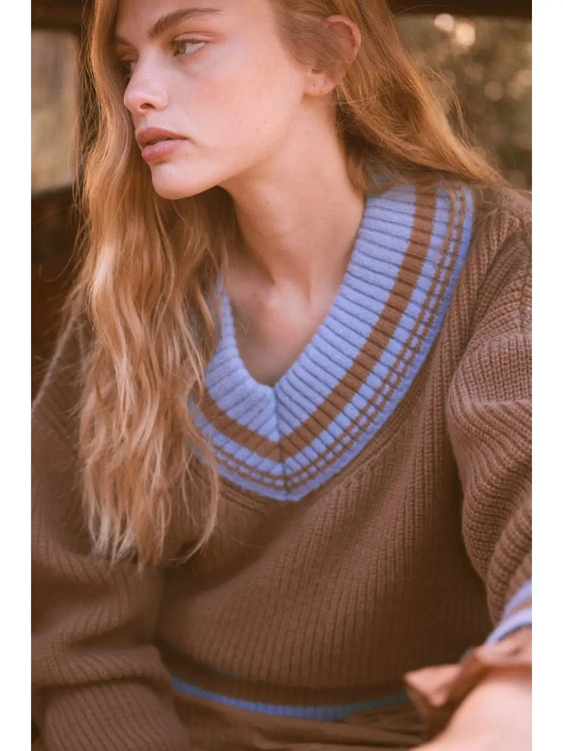 Annie Varsity Sweater TOPS Promesa 