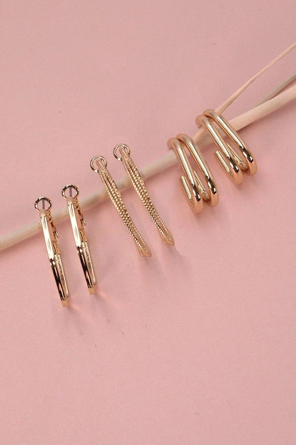 Gold Hoop Earrings EARRINGS Josslyn 