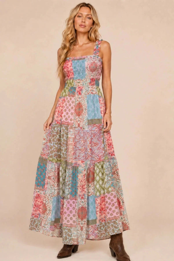 bohemian patchwork dress Boho Maxi and vintage size:Custom Size – Add Measurements in Cart peplum evening dress George Mens & Big