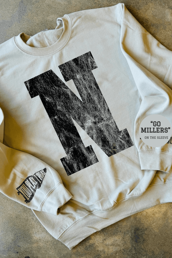 PREORDER Noblesville Millers Inspired Crewneck TOPS You Play I Pray 
