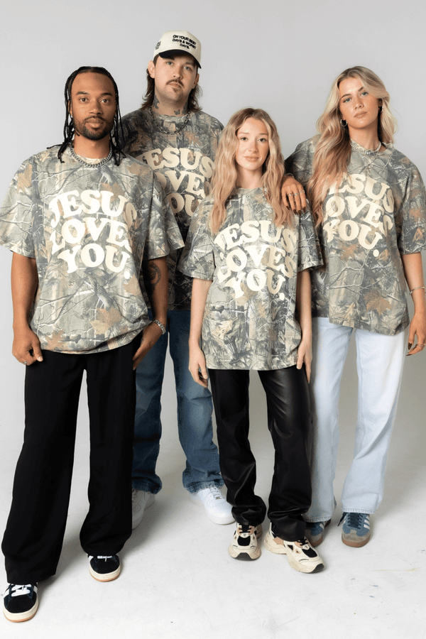 Jesus Loves You Camo Tee TOPS JesusLovesYou Co 