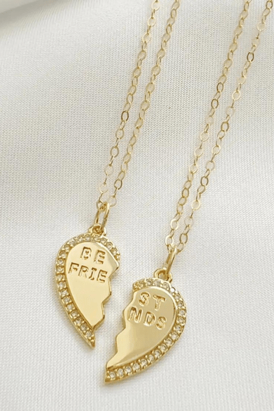 14K Gold Filled BFF Necklace | Set of 2 Wild Bohemian 